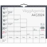 Väggkalendrar Burde Wall Calendar 2024 Agenda A4