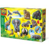 Elefanter - Plastleksaker Kreativitet & Pyssel SES Creative Casting & Painting Animals 01132