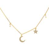 Hultquist Cosmo Necklace - Gold/Pearls/Transparent