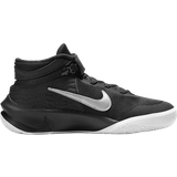 Nike Kardborrar Basketskor Nike Team Hustle D 10 Fly Ease GSV- Black /Volt/White/Metallic Silver