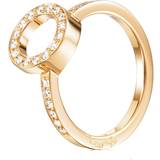 Plast - Pärlörhängen Smycken Efva Attling Circle Of Love II Ring- Gold/Diamonds