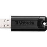 256 GB USB-minnen Verbatim Pinstripe 256GB USB 3.2 Gen 1
