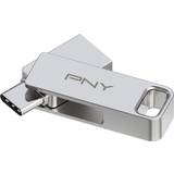 PNY 64 GB USB-minnen PNY Duo-Link 64GB USB 3.2 Gen 1/USB-C