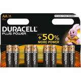 AA (LR06) - Batterier Batterier & Laddbart Duracell AA Plus Power 8-pack