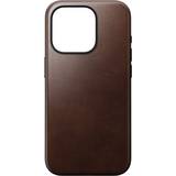 Apple iPhone 15 Pro - Bruna Skal Nomad Modern Horween Leather Case for iPhone 15 Pro
