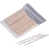 Gul Nagelverktyg Shein 100pcs Wood Nail Cleaning Sticks Cuticle Pusher Dead Remover Nail
