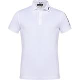 Herr - Jersey - Vita Kläder J.Lindeberg Tour Tech Reg TX Jersey Polo Shirt Men - White