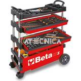 Beta Verktygsförvaring Beta Tools C27S-R Folding Tool Trolley Ideal for Outdoor Jobs Red 027000203