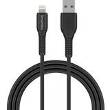 SmartLine Kablar SmartLine Strong USB-kabel Lightning 2m
