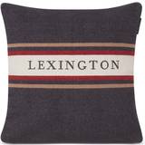 Lexington Striped Logo Recycled Kuddöverdrag Grå (50x50cm)