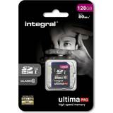 Integral 128 GB Minneskort Integral 128GB SDXC UltimaPro memory card Class 10 UHS-I