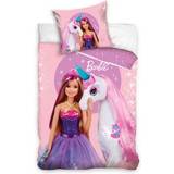 Barbie Textilier Carbotex Barbie enhjørning sengetøj