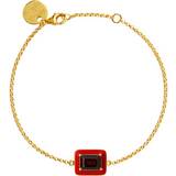 Granater Smycken Sophie By Sophie Armband iris bracelet röd