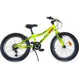 24" - Barn Cyklar Aurelia Plus 20" 6SP Rim Brakes Junior - Lime Barncykel