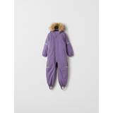 Ytterkläder Polarn O. Pyret Waterproof Padded Kids Overall Purple 2-3y x