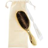 Lenoites Hair Brush Wild Boar With Pouch Cleaner Tool
