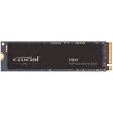 Crucial PCIe Gen3 x4 NVMe Hårddiskar Crucial T500 1TB Gen4 NVMe M.2 Intern Gaming SSD, upp till 7300 MB/s, bärbar dator och stationär kompatibel plus 1 mån Adobe CC alla appar CT1000T500SSD8