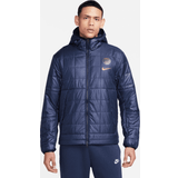 Herr - Mockajackor Nike Paris Saint Germain Sportswear Fleece-Lined Jacket, Blackened Blue/Gold Suede
