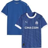 128 Matchtröjor Puma Olympique Marseille 2023/24 Bortatröja Junior, Blue