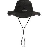 Hattar Jacquemus Black 'Le Bob Artichaut' Beach Hat 990 Black