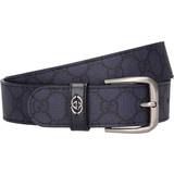 Gucci Skärp Gucci GG leather belt blue 110CM