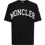 Moncler Svarta - XL T-shirts & Linnen Moncler Logo Printed Cotton Jersey T-shirt - Black