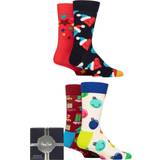 Strumpor Happy Socks 4-pack Holiday Vibes Gift Box Mixed 36/40