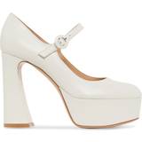 Rosa Pumps Gianvito Rossi Mary Jane leather pumps white