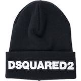 DSquared2 Mössor DSquared2 Con Logo Bianco - Black