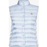 Moncler Blåa - Dam Ytterkläder Moncler Womens Blue Liane High-neck Shell-down Vest