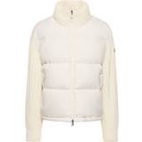 Moncler Polyester - S Jackor Moncler Wool-trimmed down jacket white
