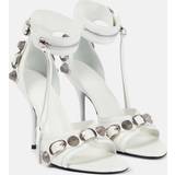 Balenciaga Sandaletter Balenciaga Embellished leather sandals white