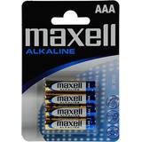 Maxell Batterier & Laddbart Maxell AAA 4-pack batterier