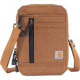 Carhartt Unisex nylon anka crossbody, vattenavvisande plånbok med justerbar axelrem axelväska, brun, brun