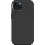 KEY Skal KEY MagSafe silikondeksel iPhone 15, svart