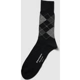 Burlington Kläder Burlington Manchester Mercerised Cotton Sock Black 40/46 * Kampanj *