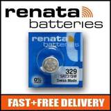Batterier & Laddbart Renata 1 x 329 klockarmband 1,55 V SR731SW Mercury Free