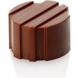 Pavoni Baktillbehör Pavoni Striated Cylinder 26mm High 21 Cavities Chocolate Mold