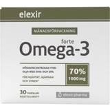 Elexir Pharma Fettsyror Elexir Pharma Omega-3 forte Månadsförpackning 30 st