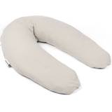 Maskintvättbar Gravid- & Amningskuddar Doomoo Nursing & Pregnancy Pillow Muslin Beige