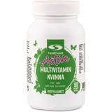 Healthwell Multivitaminer Vitaminer & Mineraler Healthwell Active Multivitamin Kvinna, kaps 90 st