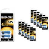 Duracell Alkalisk - Batterier - Hörapparatsbatteri Batterier & Laddbart Duracell Activair 675 batteri f r h rapparat 10 f rpackningar med sex celler