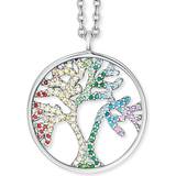 Engelsrufer Berlocker & Hängen Engelsrufer Women's Made of Sterling Silver with Tree of Life Pendant - Silver/Multicolor