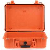 Peli Kamera- & Objektivväskor Peli 1500 vattentät skyddsväska för DSLR, SLR, objektiv, kameror och drönare, IP67-vattentät, 40 liters kapacitet, tillverkad i Tyskland, inget skum, orange