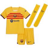 116 Fotbollställ Nike FC Barcelona 2022/23 Fourth-fodboldsæt til mindre børn gul