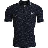 Dolce & Gabbana Blue Crown Collar Short Sleeve Polo T-shirt IT44