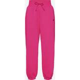 Fleece - Oversize Byxor & Shorts Nike Sportswear Phoenix Fleece Women's High-Waisted Oversized Tracksuit Bottoms - Fireberry/Black