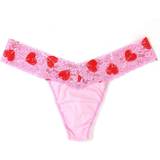 Hanky Panky Bomull Underkläder Hanky Panky Classic Cotton Low Rise Thong Pink/Red One