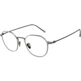 Giorgio Armani Silver Glasögon & Läsglasögon Giorgio Armani AR6138TM 3346 Silvriga Endast Båge Män