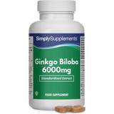 Simply Supplements Ginkgo swanson ginko biloba japanese ginkgo capsules